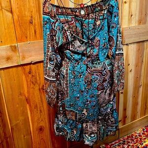 🍃🍃🍃BOGOHO 🍃🍃🍃Earthbound Trading Co. Paisley Print MIDI